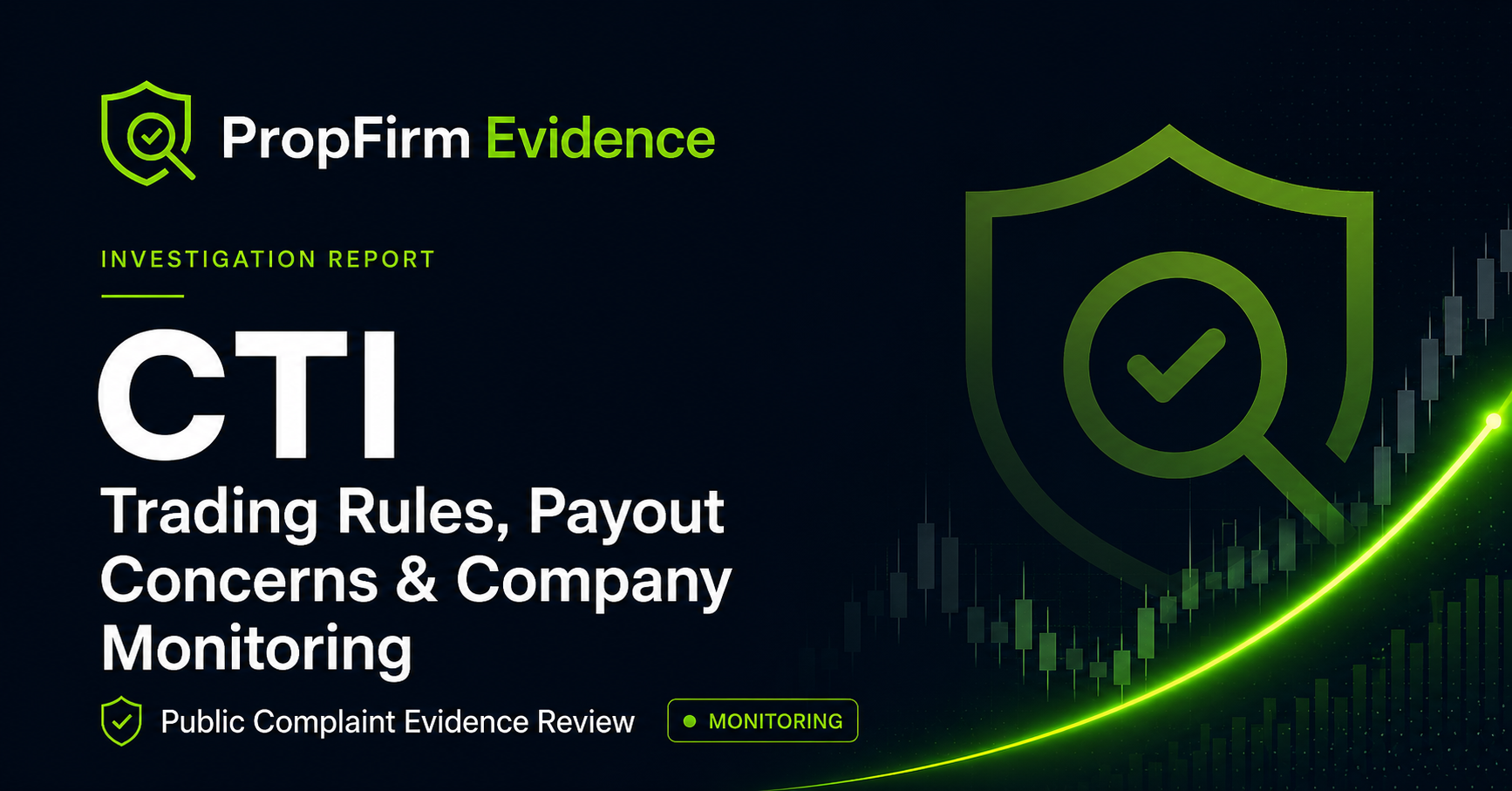 CTI investigation report: trading rules, payout concerns and company monitoring