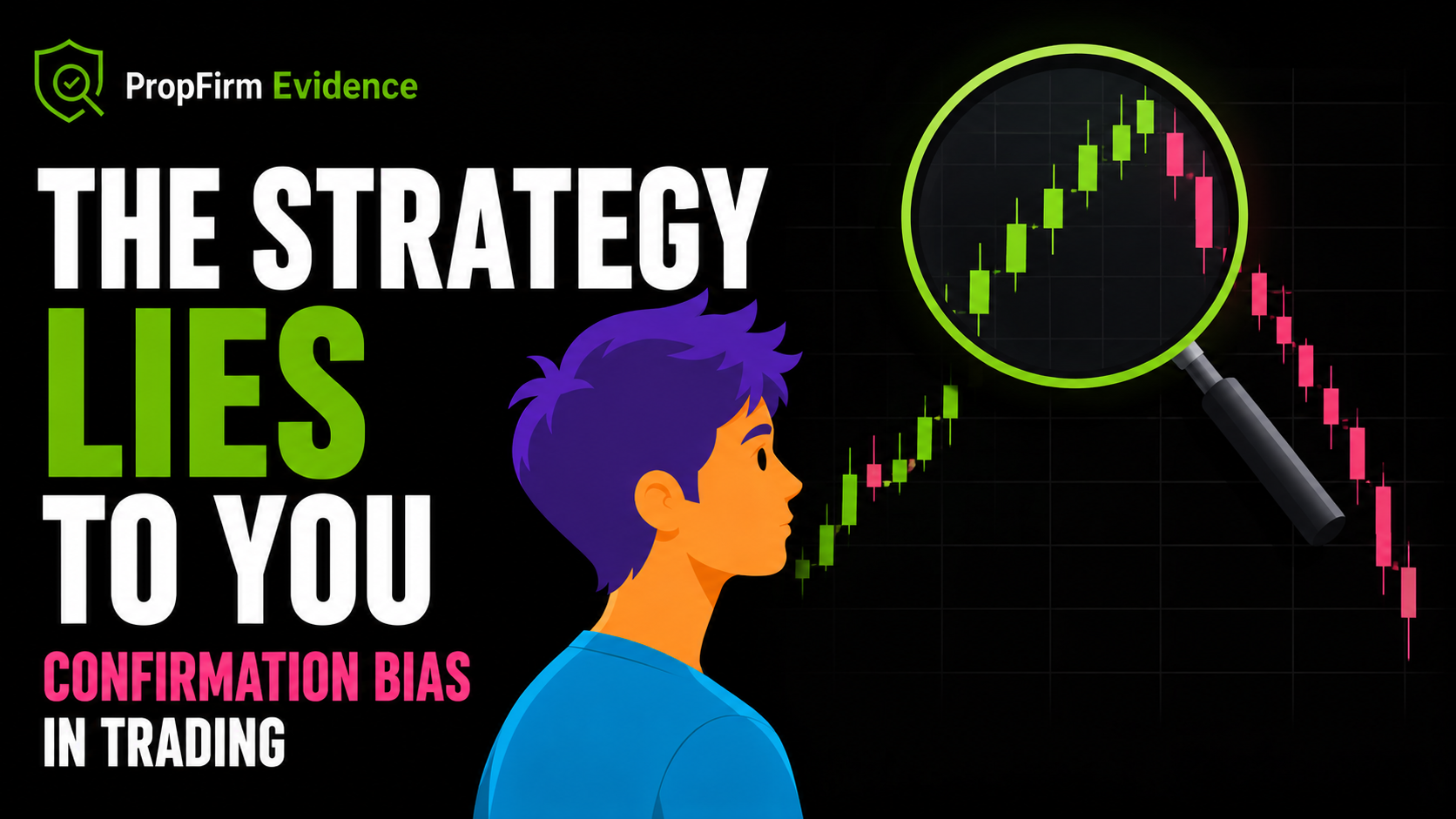 Confirmation bias in trading strategy and chart analysis